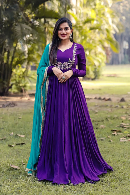 Purple Lash Long Dress