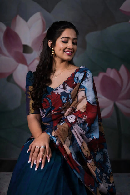Ahalya Handloom Lehenga set