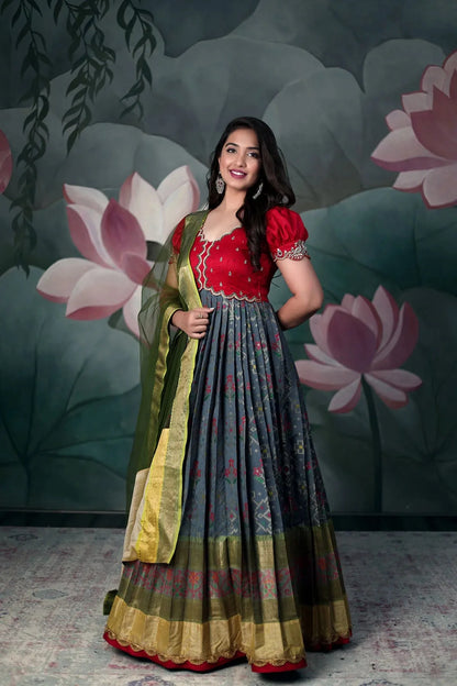 Path Gamini Anarkali Dress