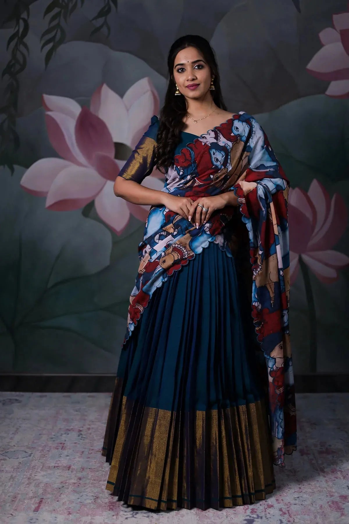 Ahalya Handloom Lehenga set