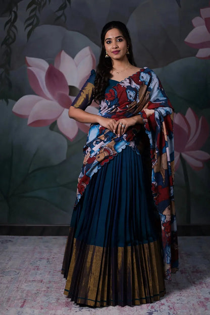 Ahalya Handloom Lehenga set