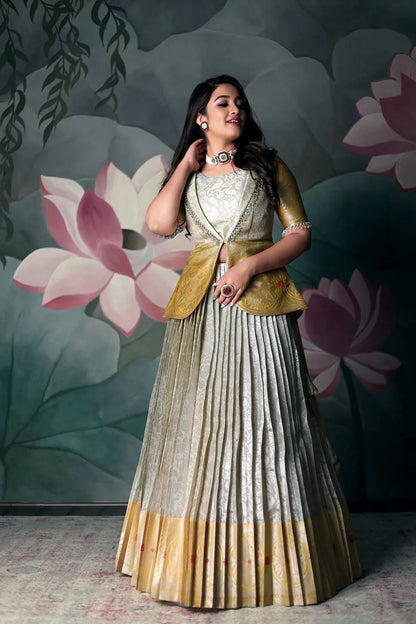 Shubh Rangi Peplum Lehenga Set