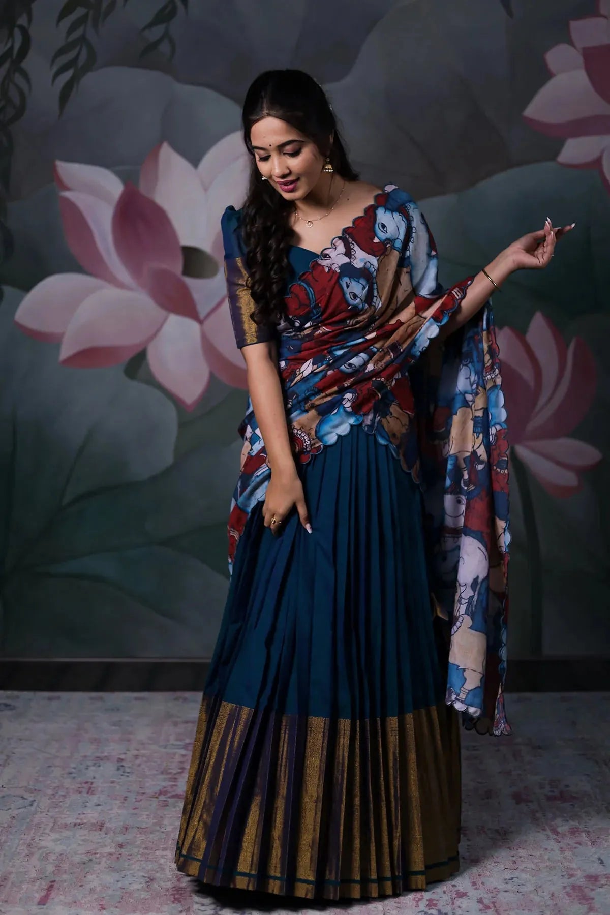 Ahalya Handloom Lehenga set